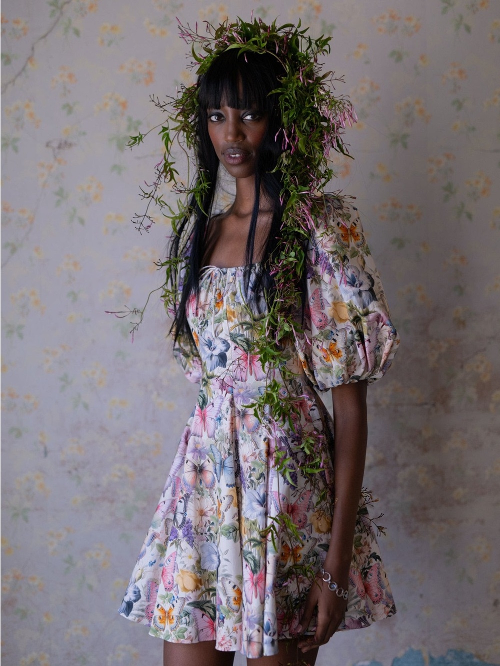 Selkie Butterfly Botanics Mini Day Dress 3x - NWT - rare, discontinued